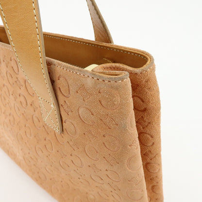 Celine C Macadam Suede, Beige, Suede, Handbag