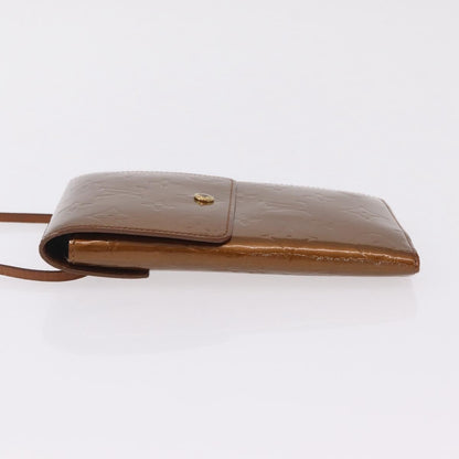 Louis Vuitton Walker Monogram Vernis, Brown, Patent Leather, Wallet