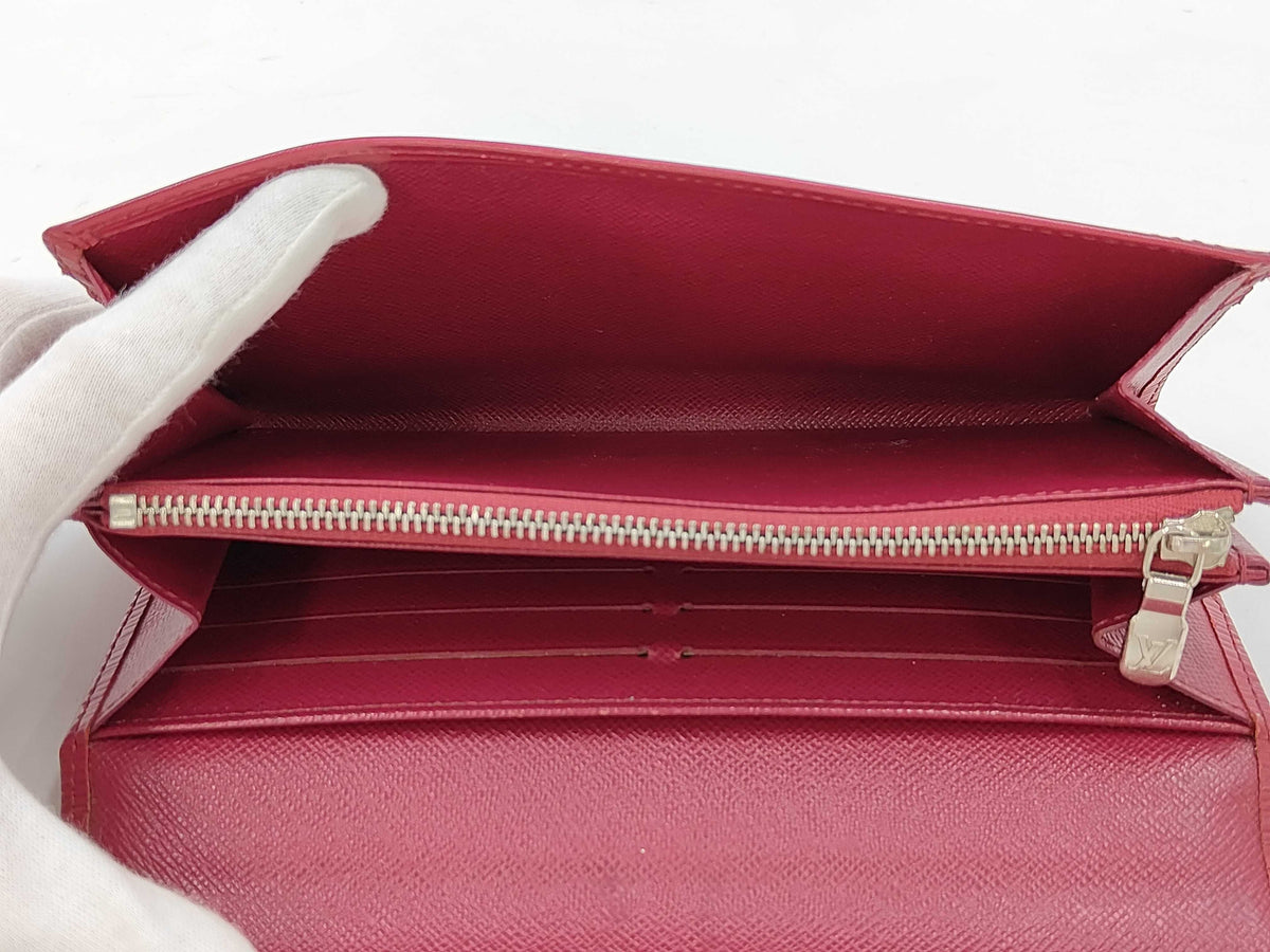 Louis Vuitton Sarah Epi Leather, Pink, Leather, Wallet