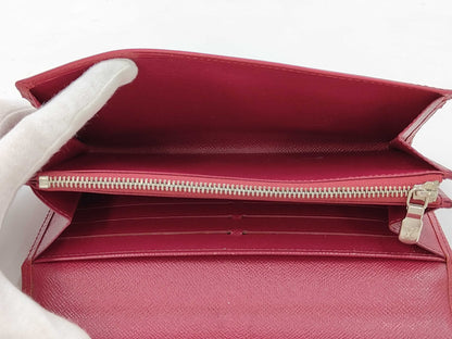 Louis Vuitton Sarah Epi Leather, Pink, Leather, Wallet
