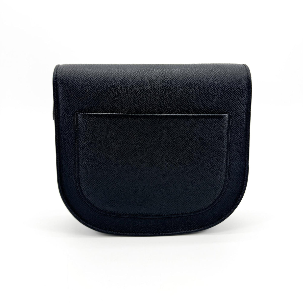 Celine Trotteur Calfskin, Black, Leather, Crossbody Bag