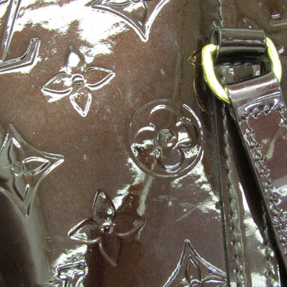 Louis Vuitton Avalon Monogram Vernis, Burgundy, Patent Leather, Handbag