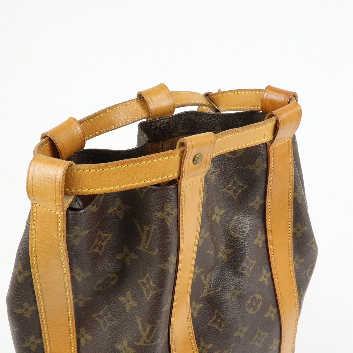 Louis Vuitton Randonnee Monogram Canvas, Brown, Canvas, Backpack