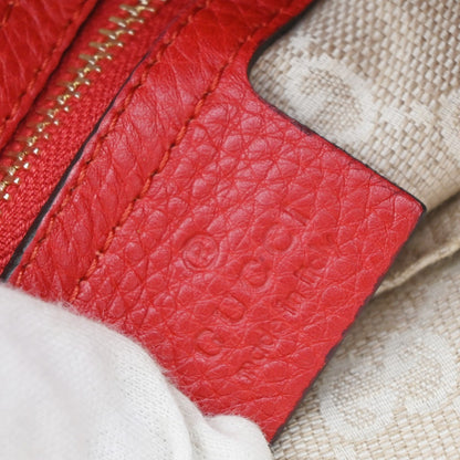 Gucci Diana Bamboo Leather, Red, Leather, Shoulder Bag