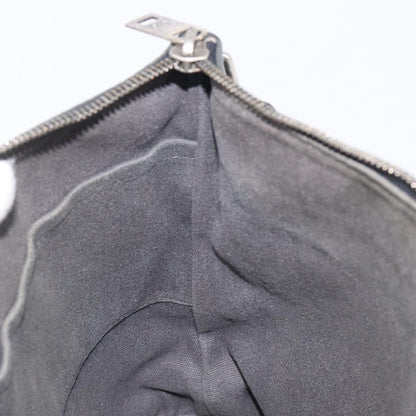 Louis Vuitton Shawnee Pochette Utah Leather, Gray, Leather, Clutch