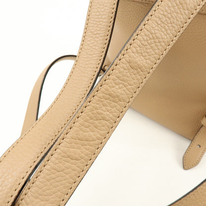 Gucci Bamboo Tassel Leather, Beige, Leather, Backpack