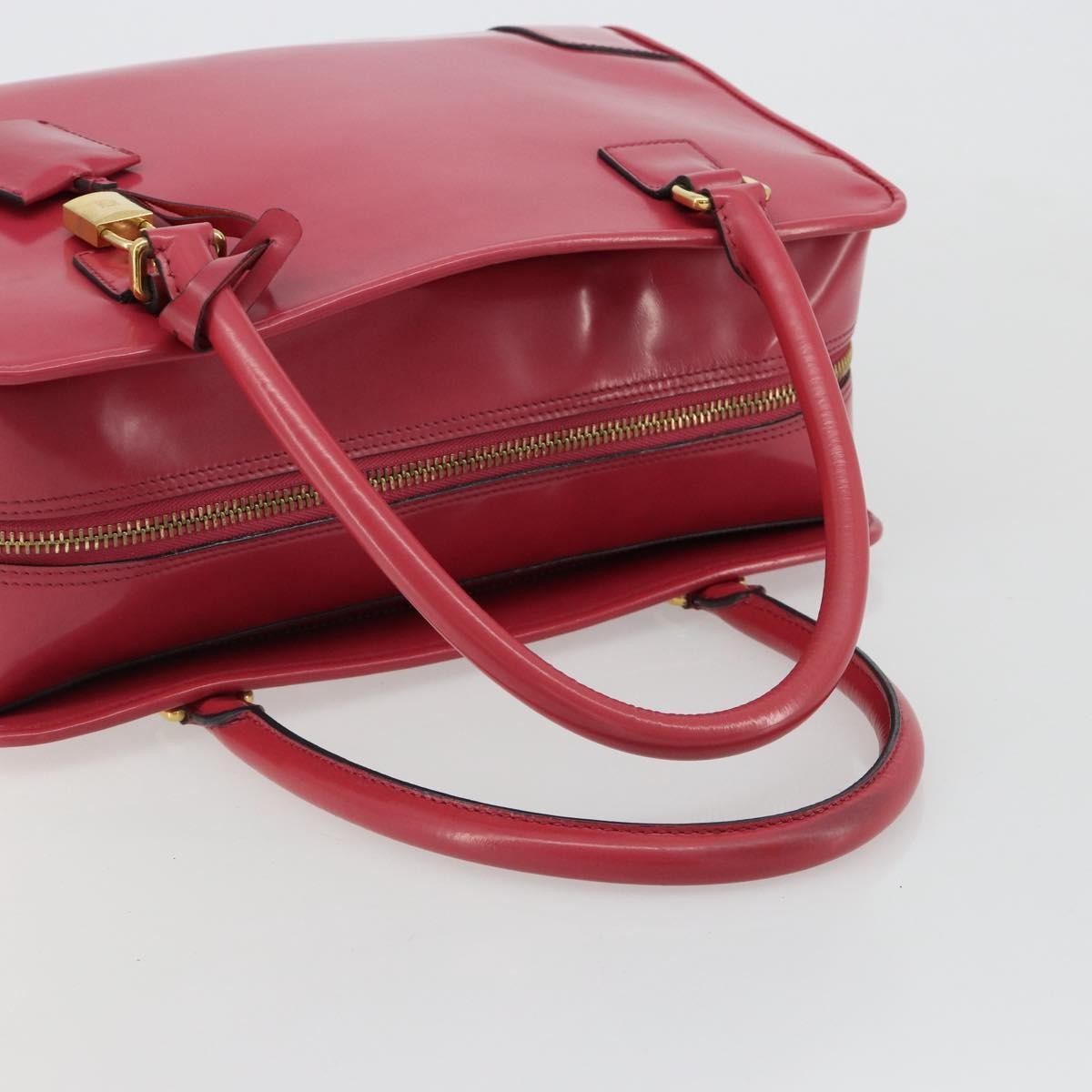 Loewe Amazona Patent, Pink, Patent Leather, Handbag