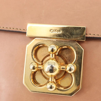 Chloe Elsie Chain Leather, Pink, Leather, Shoulder Bag