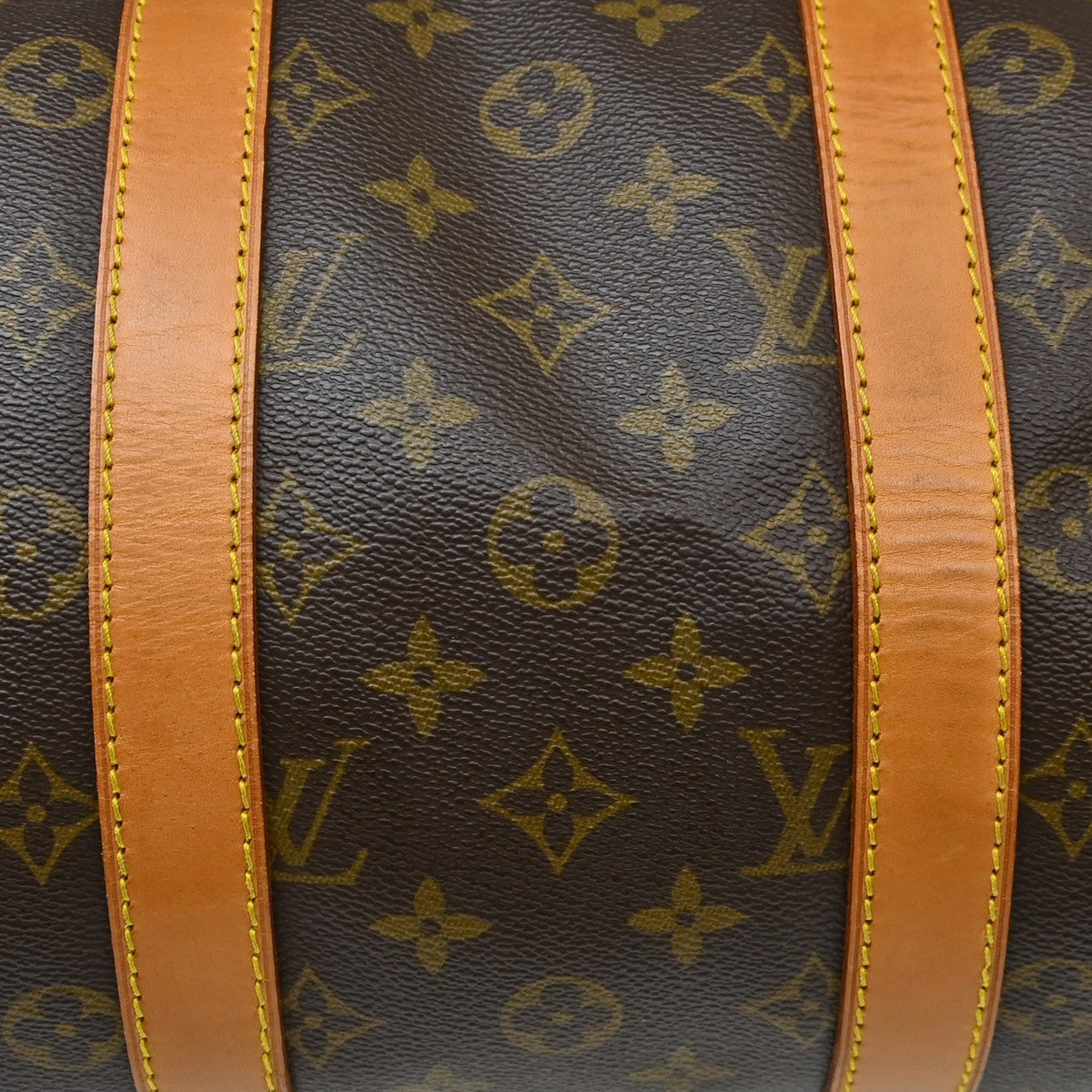 Louis Vuitton Keepall Monogram, Brown, Canvas, Travel Bag