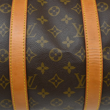 Louis Vuitton Keepall Monogram, Brown, Canvas, Travel Bag
