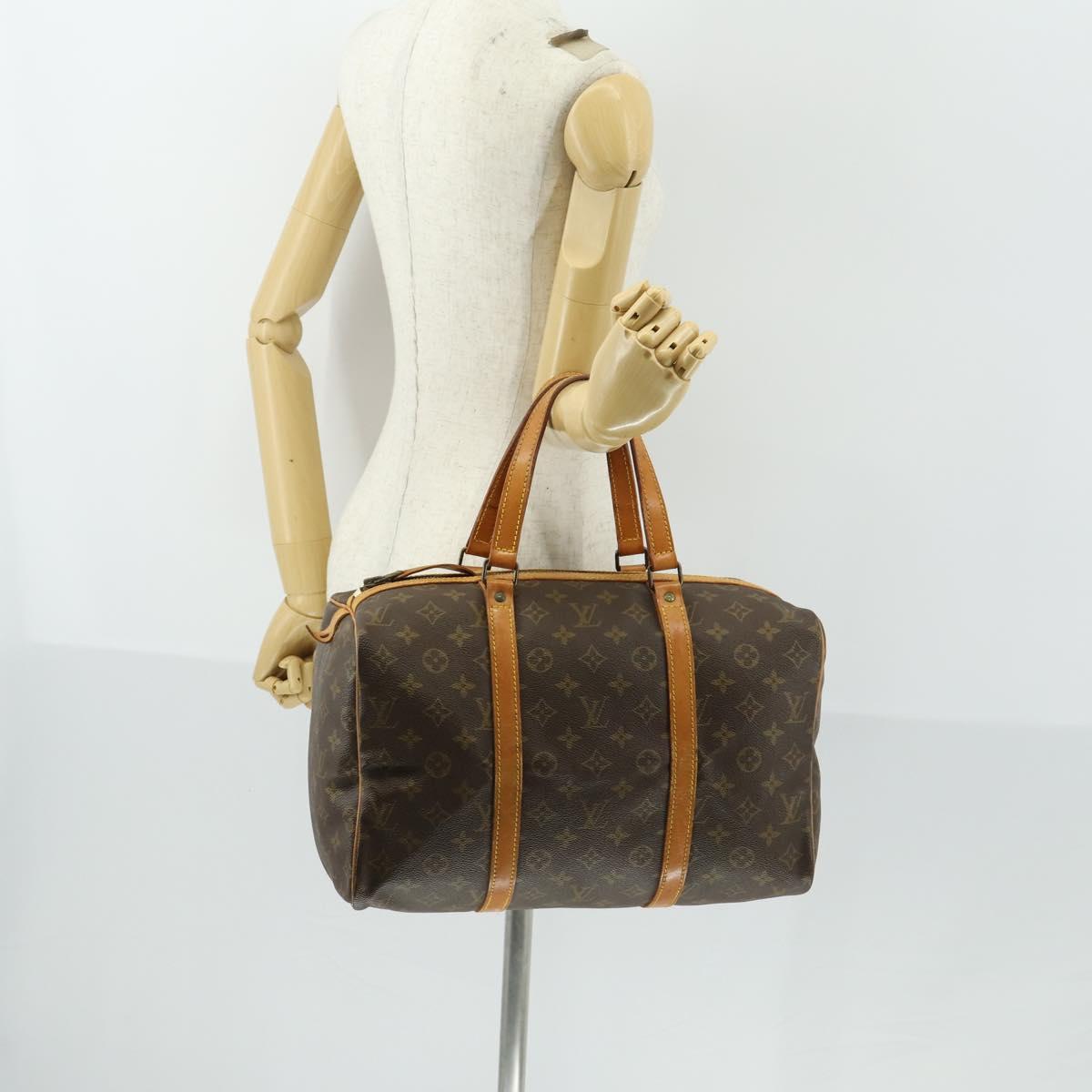 Louis Vuitton Sac Souple Handbag Monogram Canvas, BROWN, CANVAS, Handbag