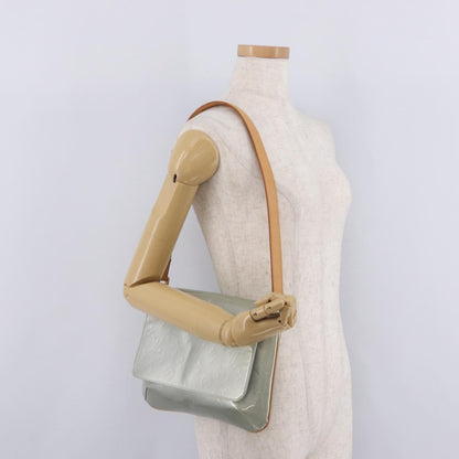 Louis Vuitton Thompson Street Monogram Vernis, Gray, Patent Leather, Shoulder Bag