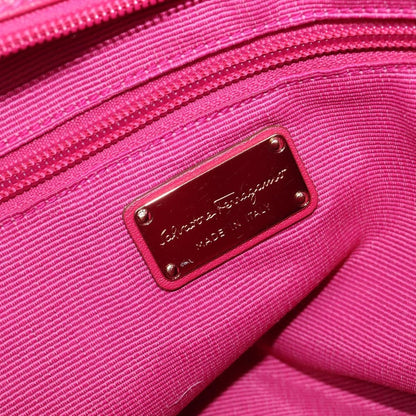 Salvatore Ferragamo Vala tote Patent Leather, Pink, Patent Leather, Tote Bag