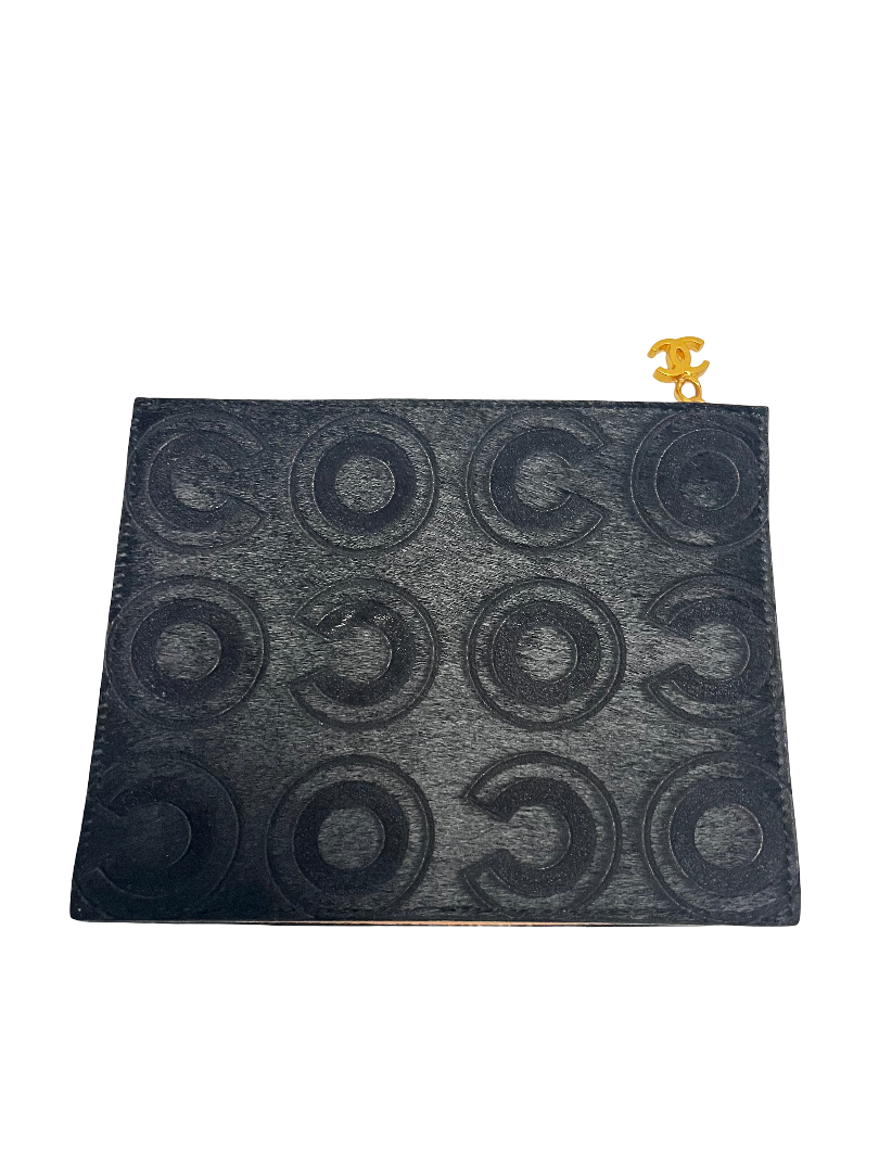 Christian Dior Pochette vintage Pony hair Pony hair leather, Black, Pony Style Calfskin, Clutch