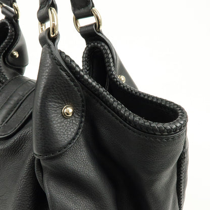 Gucci Marrakech Leather, Black, Leather, Tote Bag