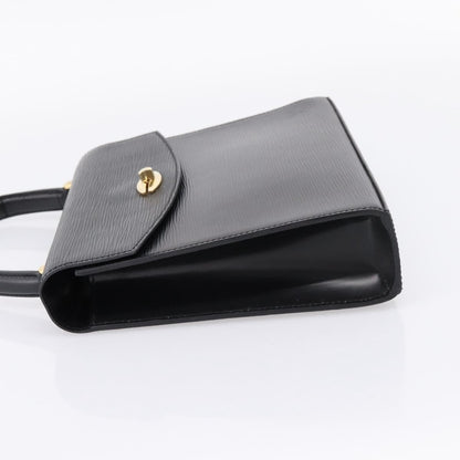 Louis Vuitton Malesherbes Epi Leather, Black, Leather, Handbag