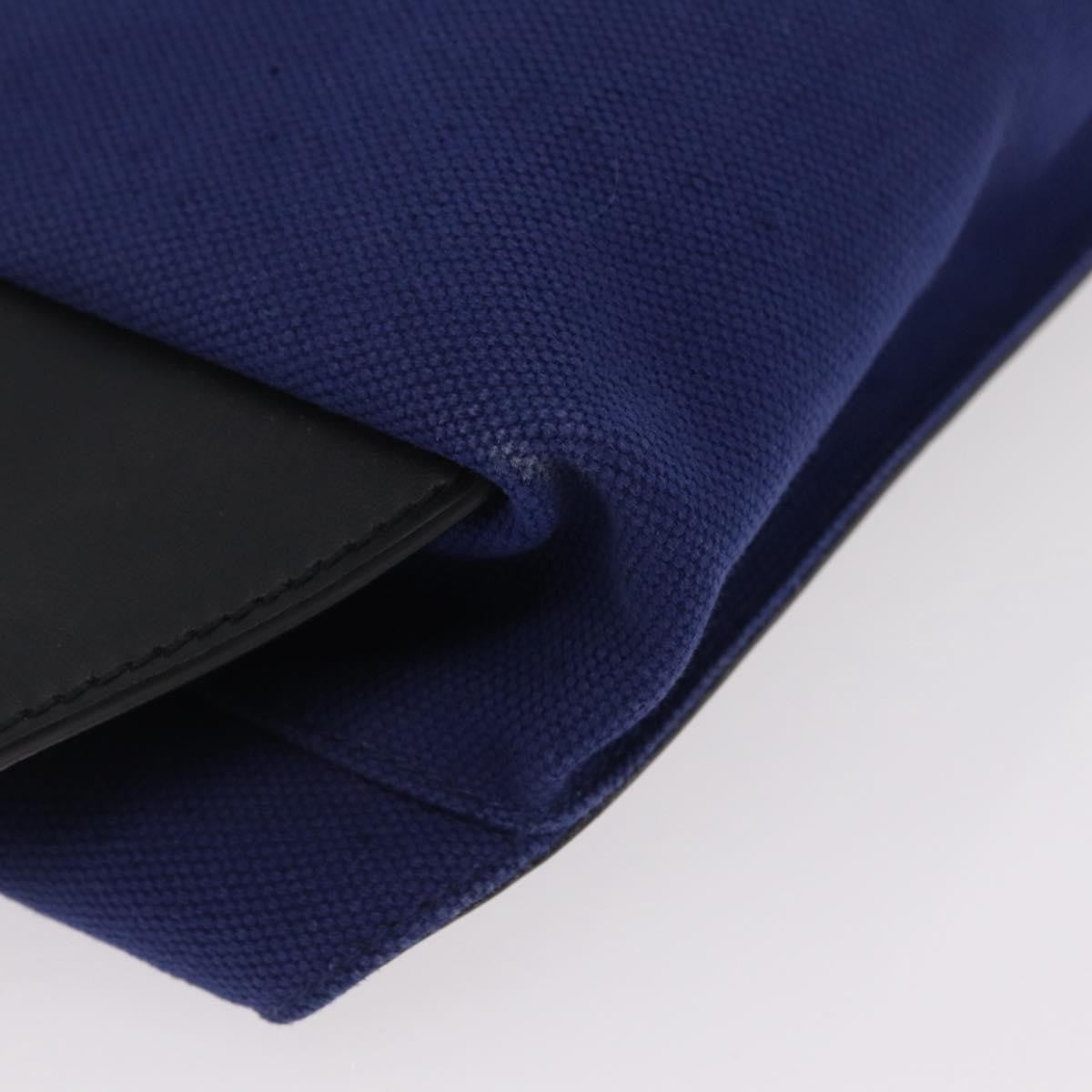 Balenciaga Navy Neo Lift Waist Canvas and Leather, Blue, Canvas, Handbag
