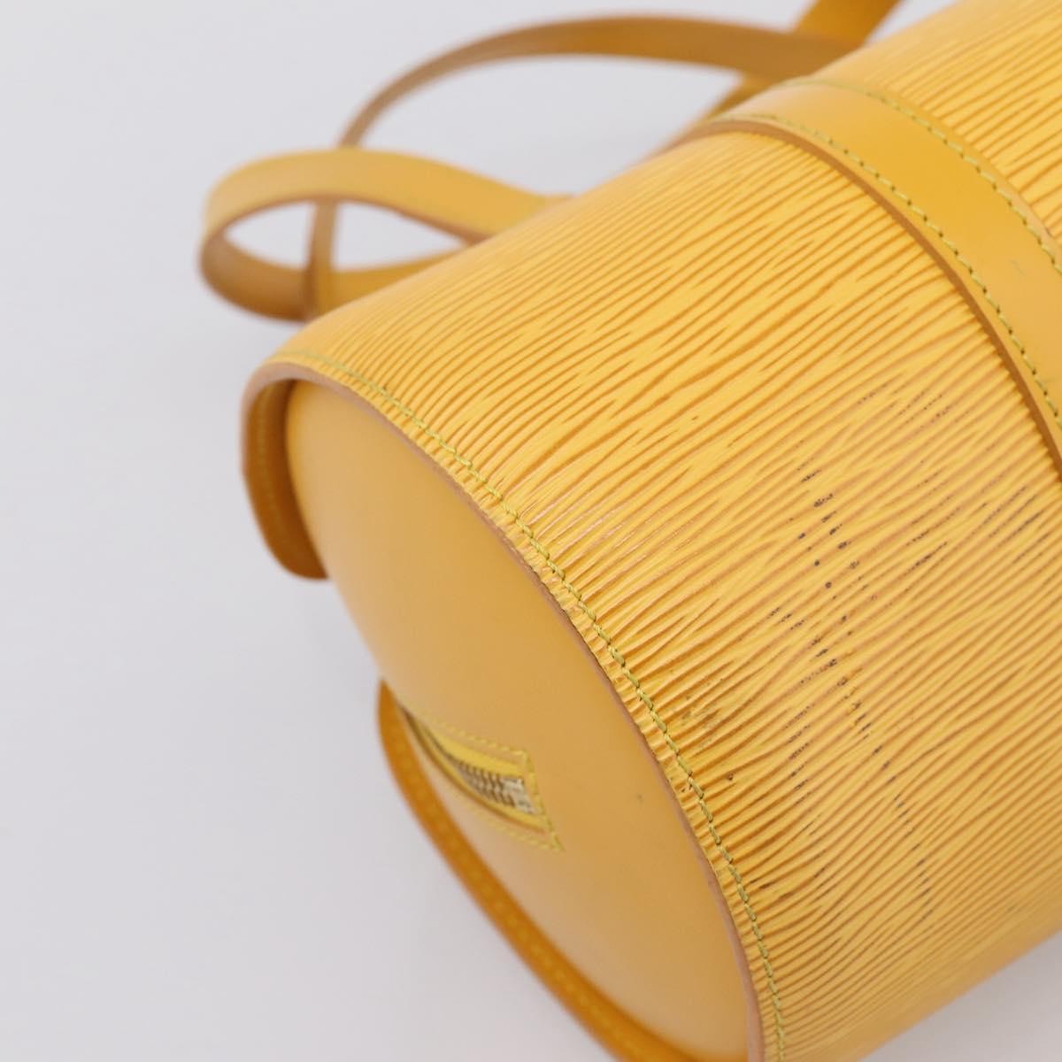 Louis Vuitton Soufflot Epi Leather, Yellow, Leather, Tote Bag