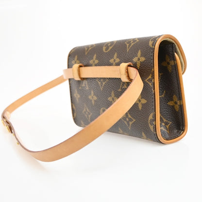 Louis Vuitton Florentine Waist Monogram Canvas, Brown, Canvas, Handbag
