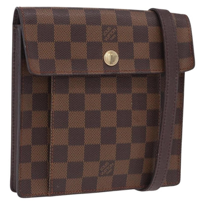 Louis Vuitton Pimlico Damier, Brown, Canvas, Handbag