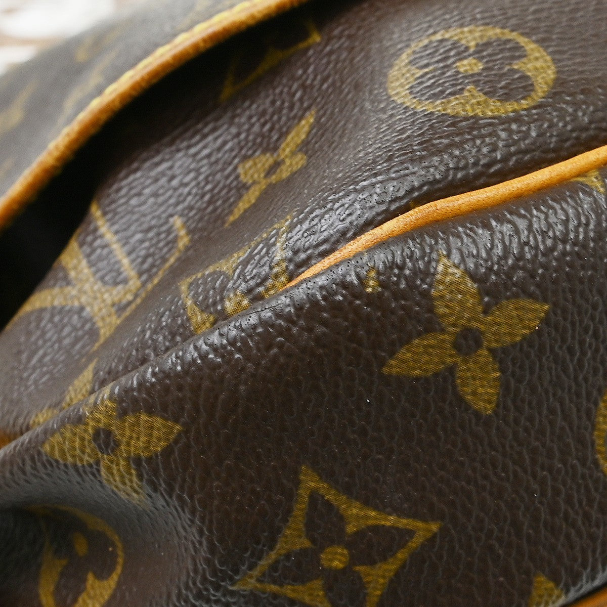 Louis Vuitton Saumur Monogram, Brown, Canvas, Shoulder Bag