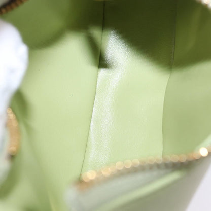 Celine Ava Leather, Green, Leather, Handbag