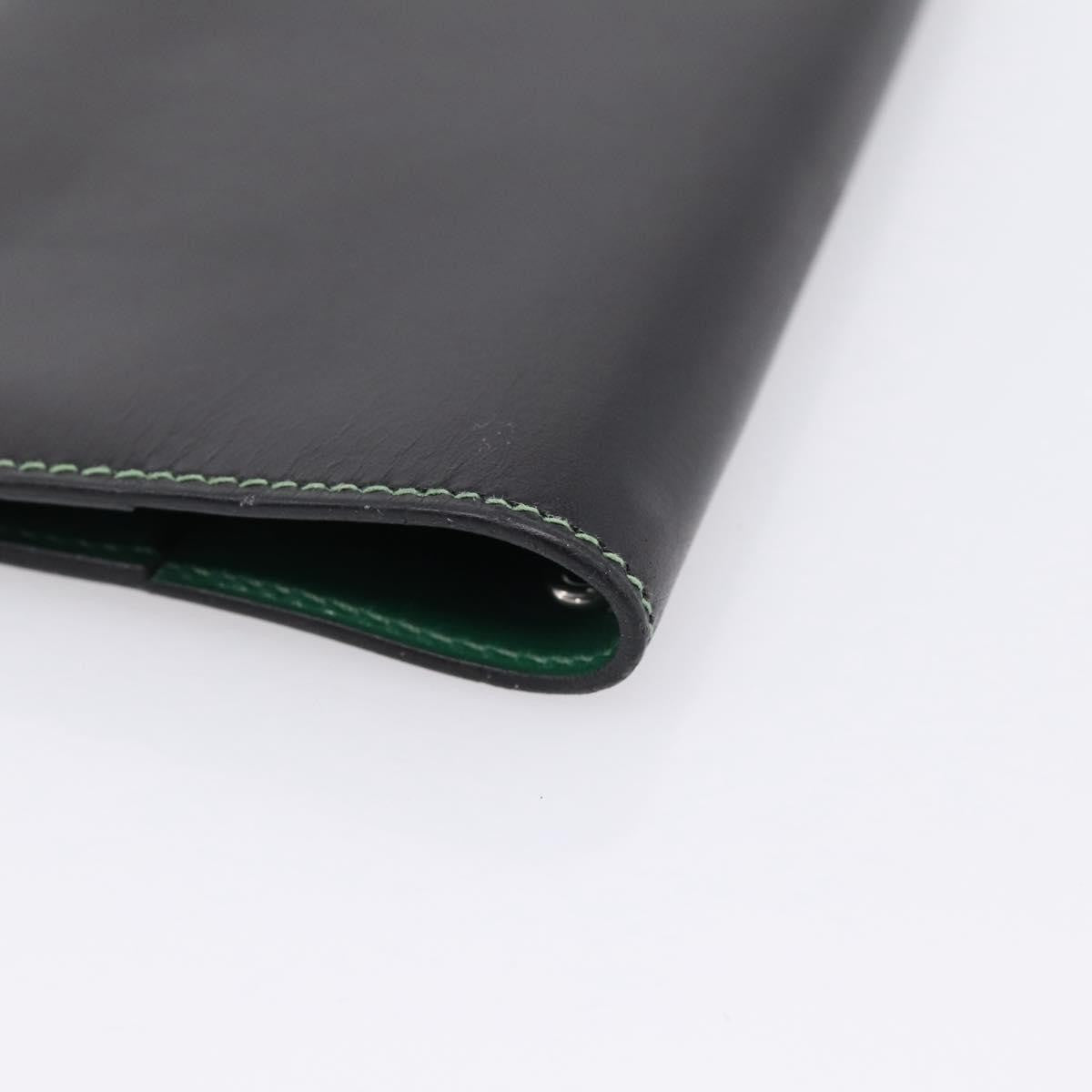 Hermes Simple Agenda Cover Leather, Black, Leather, Briefcase