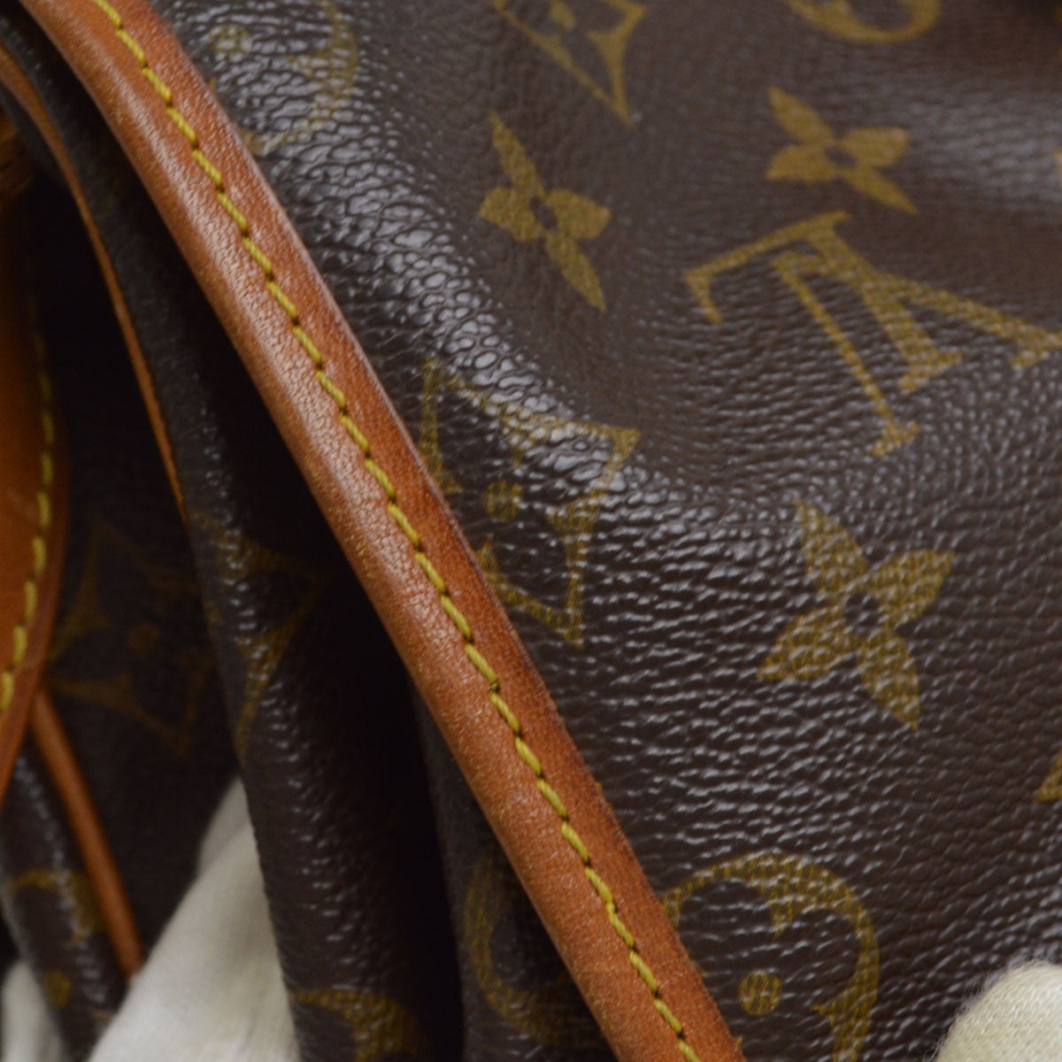 Louis Vuitton Saumur Monogram Canvas, Brown, Canvas, Handbag