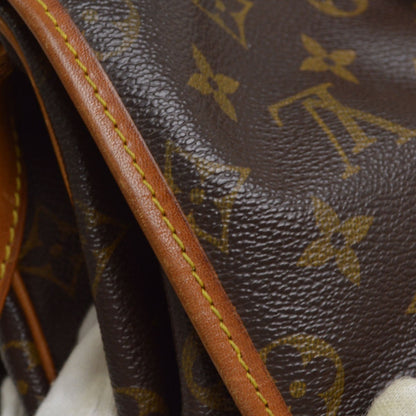 Louis Vuitton Saumur Monogram Canvas, Brown, Canvas, Handbag