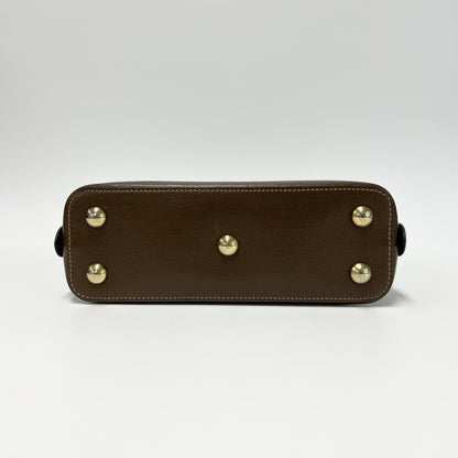 Gucci Horsebit 1955 GG Coated Canvas with Leather, Brown, Other, Shoulder Bag