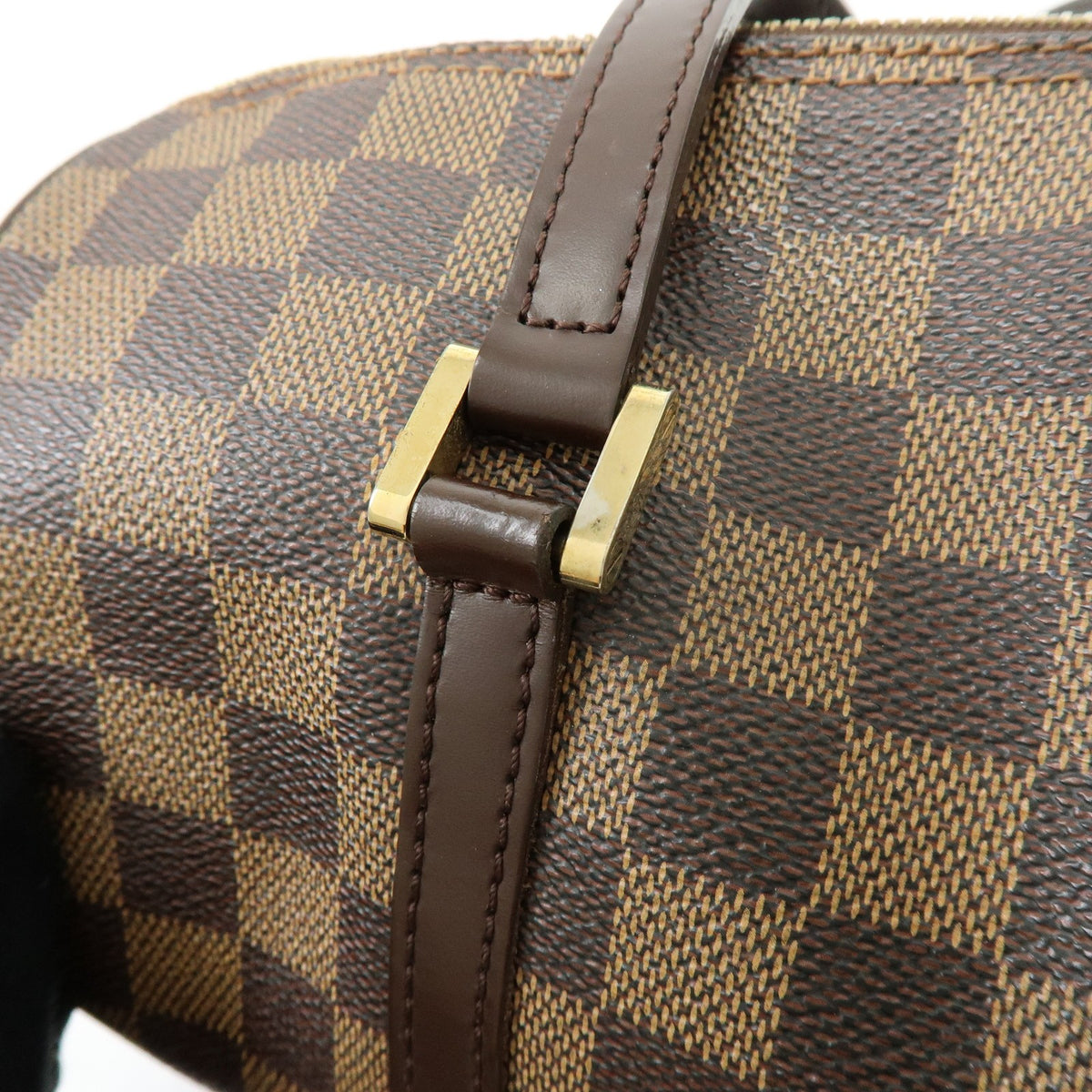 Louis Vuitton Papillon Damier Ebene, Brown, Canvas, Handbag