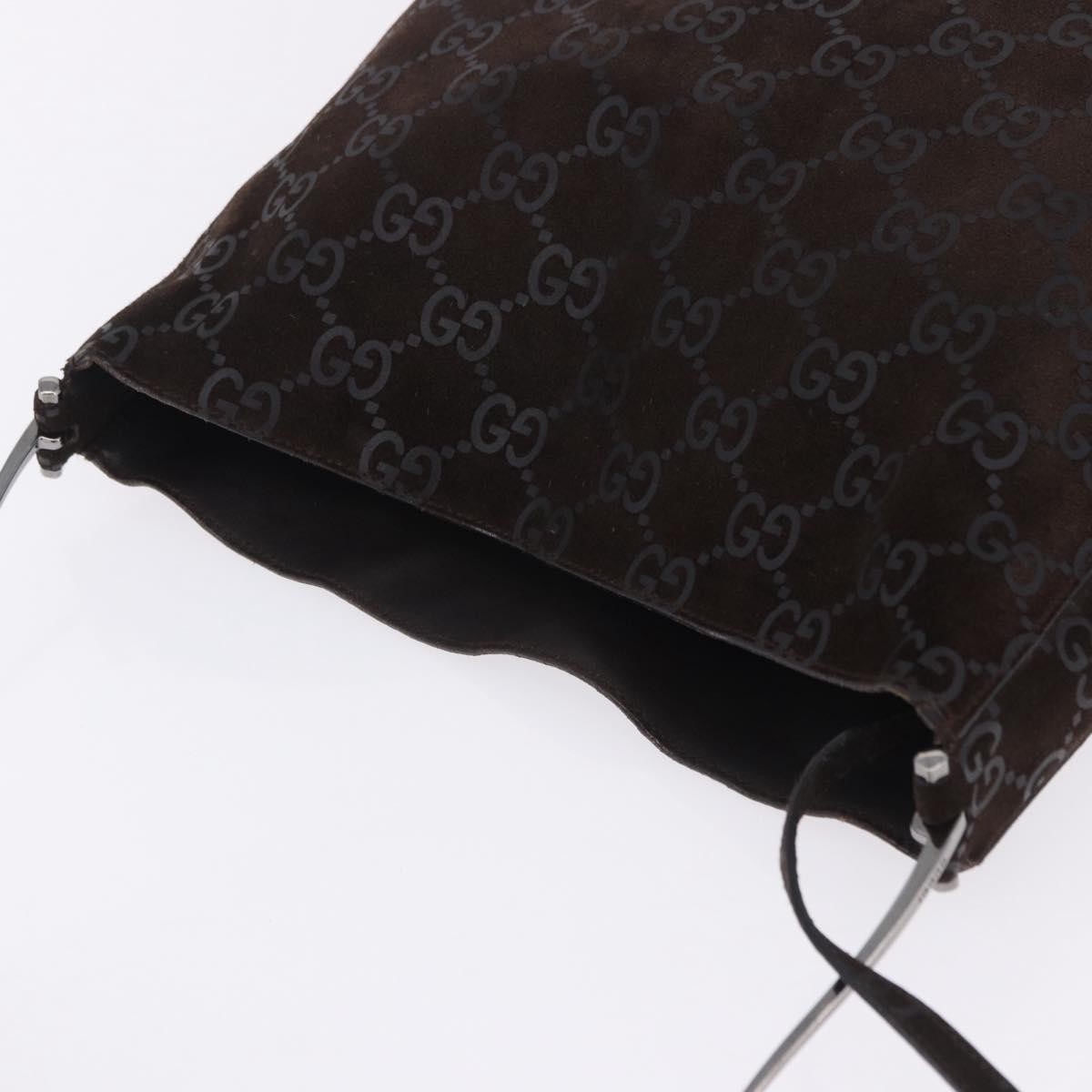 Gucci Vintage Hobo GG Suede, Multicolour, Suede, Shoulder Bag