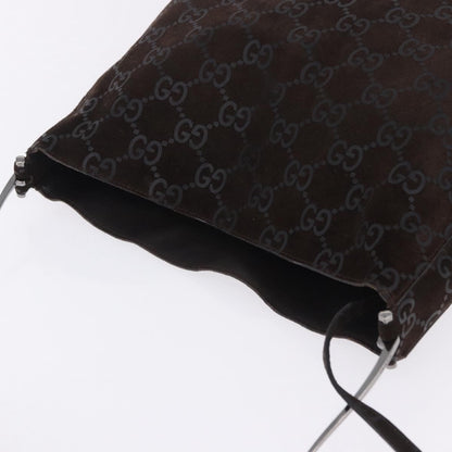 Gucci Vintage Hobo GG Suede, Multicolour, Suede, Shoulder Bag