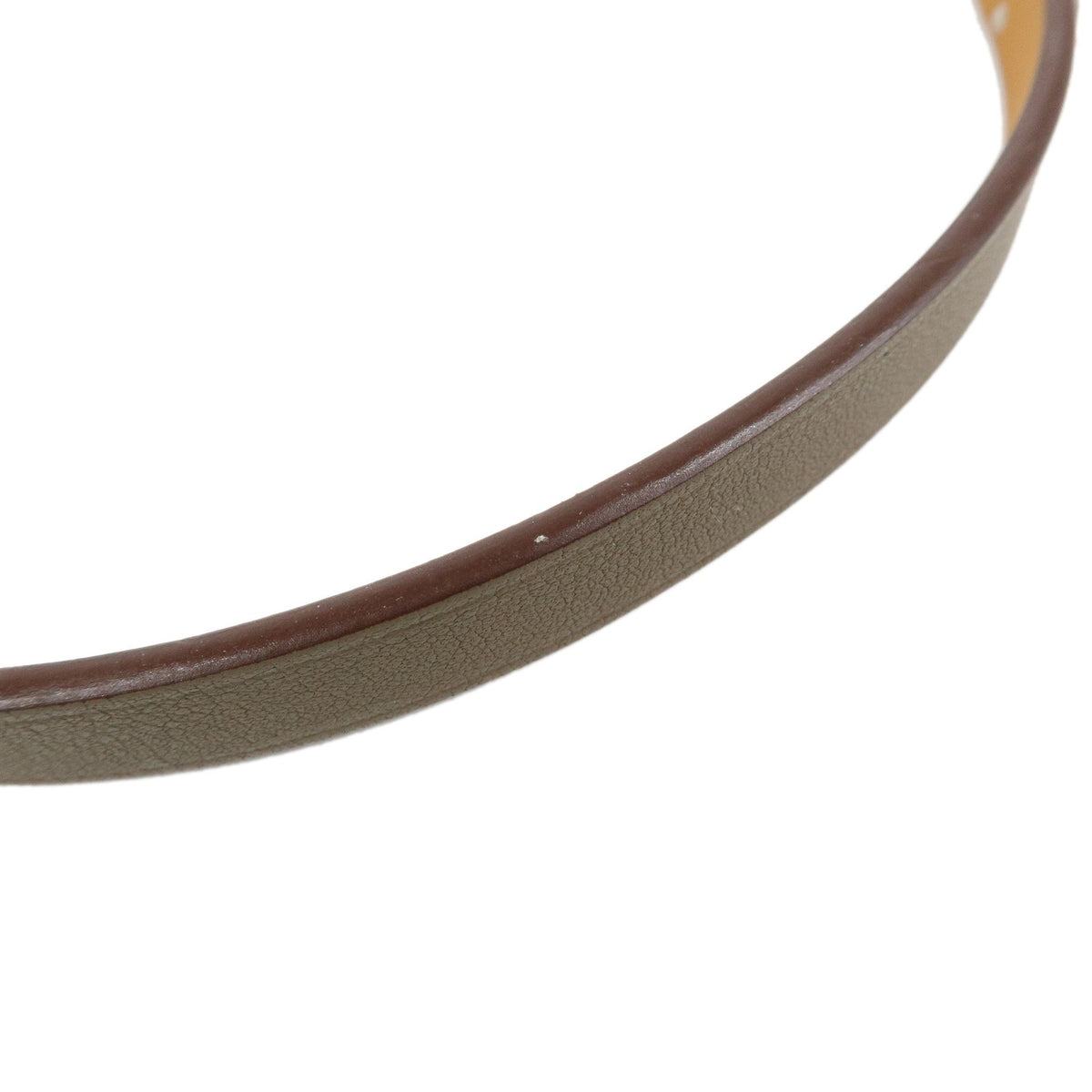 Hermes Kelly Double Tour Leather, Greige, Leather, Bracelet