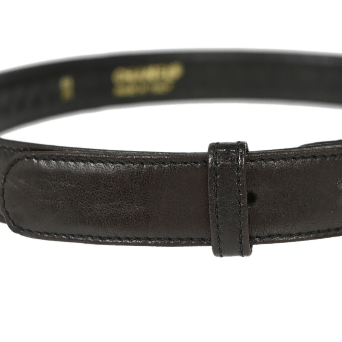 Chanel CC Turnlock Belt Leather, Black, Leather, Belt