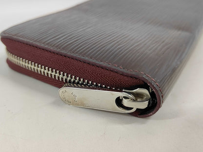 Louis Vuitton Zippy Wallet NM Epi Leather, Burgundy, Leather, Wallet