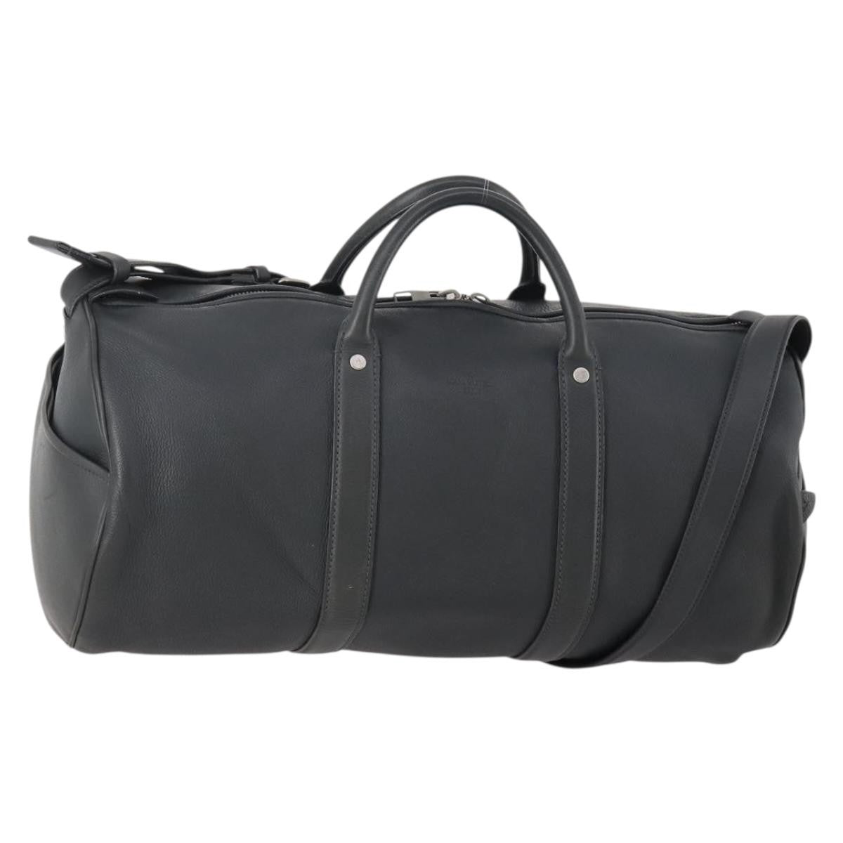 Louis Vuitton Aerogram Keepall Bandouliere Leather, Black, Leather, Travel Bag