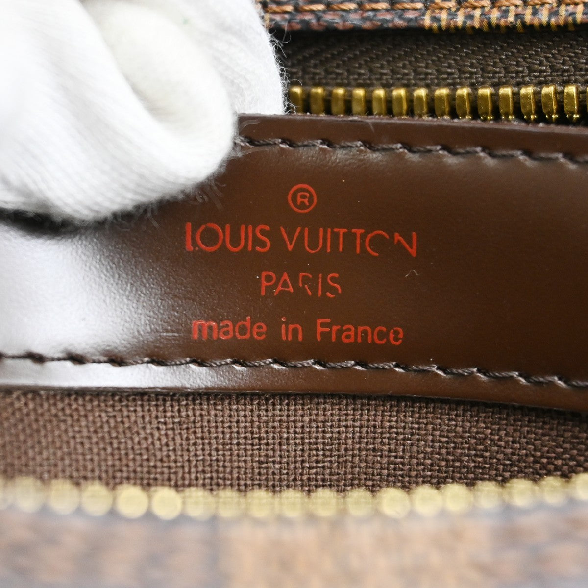 Louis Vuitton Naviglio Damier, Brown, Canvas, Shoulder Bag