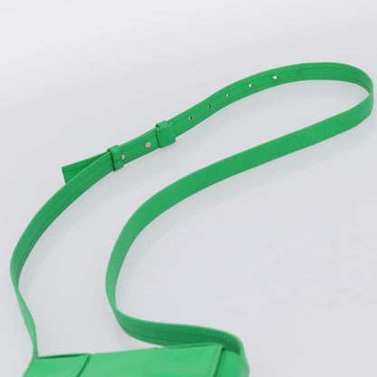 Bottega Veneta Cassette Maxi Intrecciato Leather, Green, Leather, Clutch