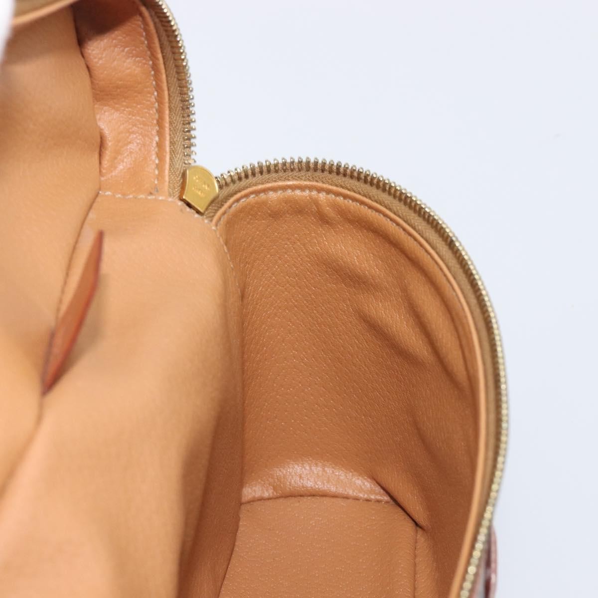 Celine Macadam Vanity Canvas, Brown, Canvas, Clutch