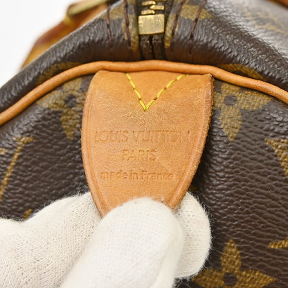 Louis Vuitton Speedy Monogram Canvas, Brown, Canvas, Handbag