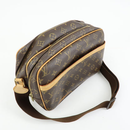 Louis Vuitton Reporter Monogram Canvas, Brown, Canvas, Shoulder Bag