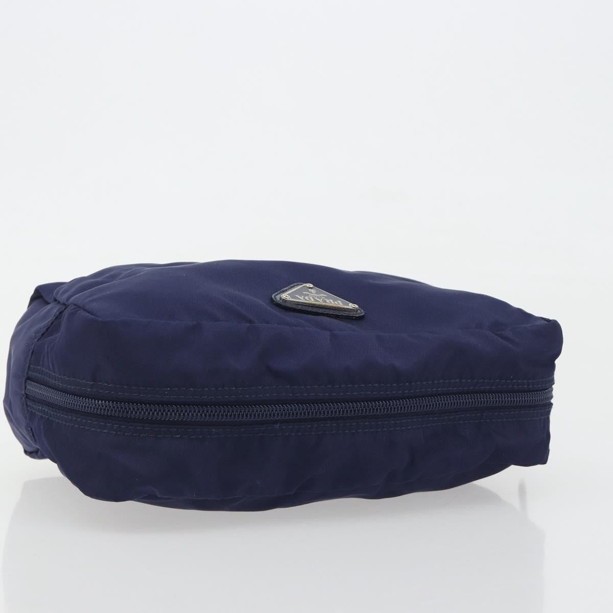 Prada Pouch Nylon, Navy, Nylon, Clutch