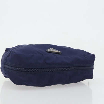 Prada Pouch Nylon, Navy, Nylon, Clutch