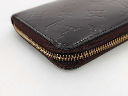 Louis Vuitton Zippy Organizer Epi Leather, Burgundy, Leather, Wallet