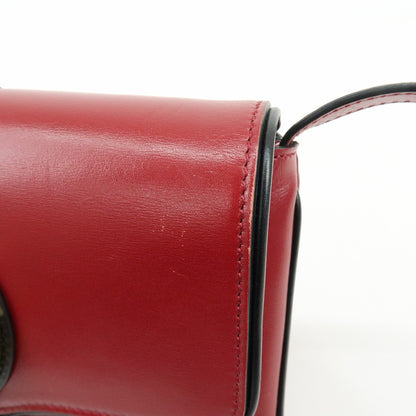 Gucci Arli Leather, Red, Leather, Shoulder Bag