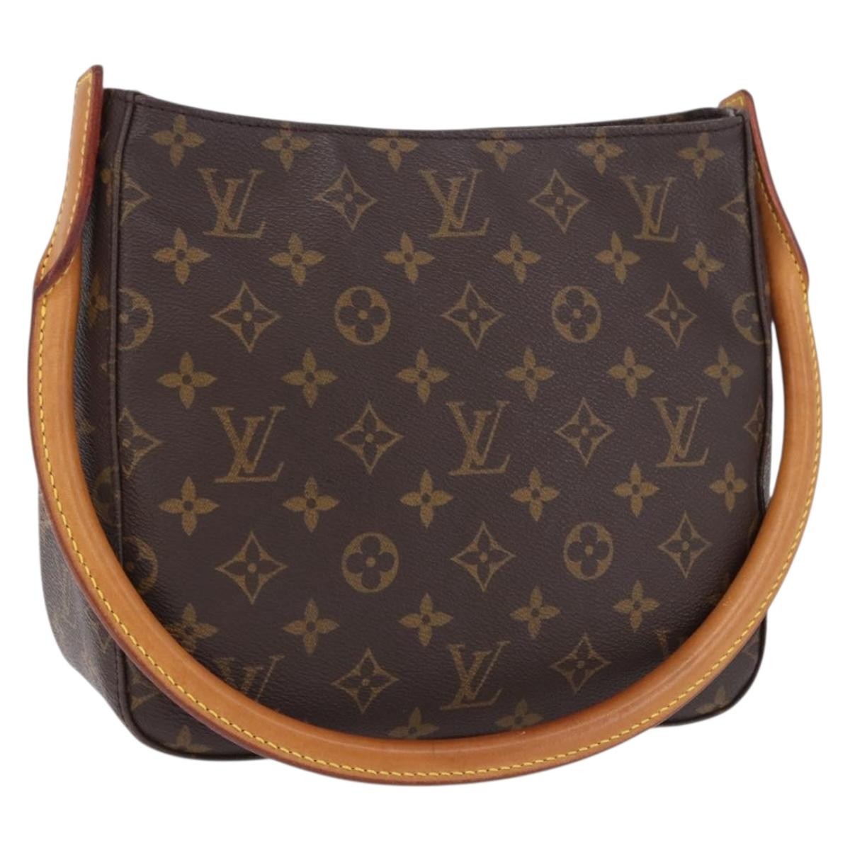 Louis Vuitton Looping Monogram Canvas, Brown, Canvas, Handbag