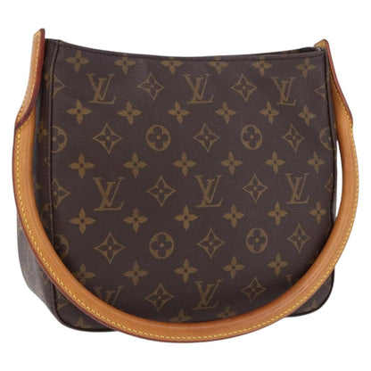 Louis Vuitton Looping Monogram Canvas, Brown, Canvas, Handbag