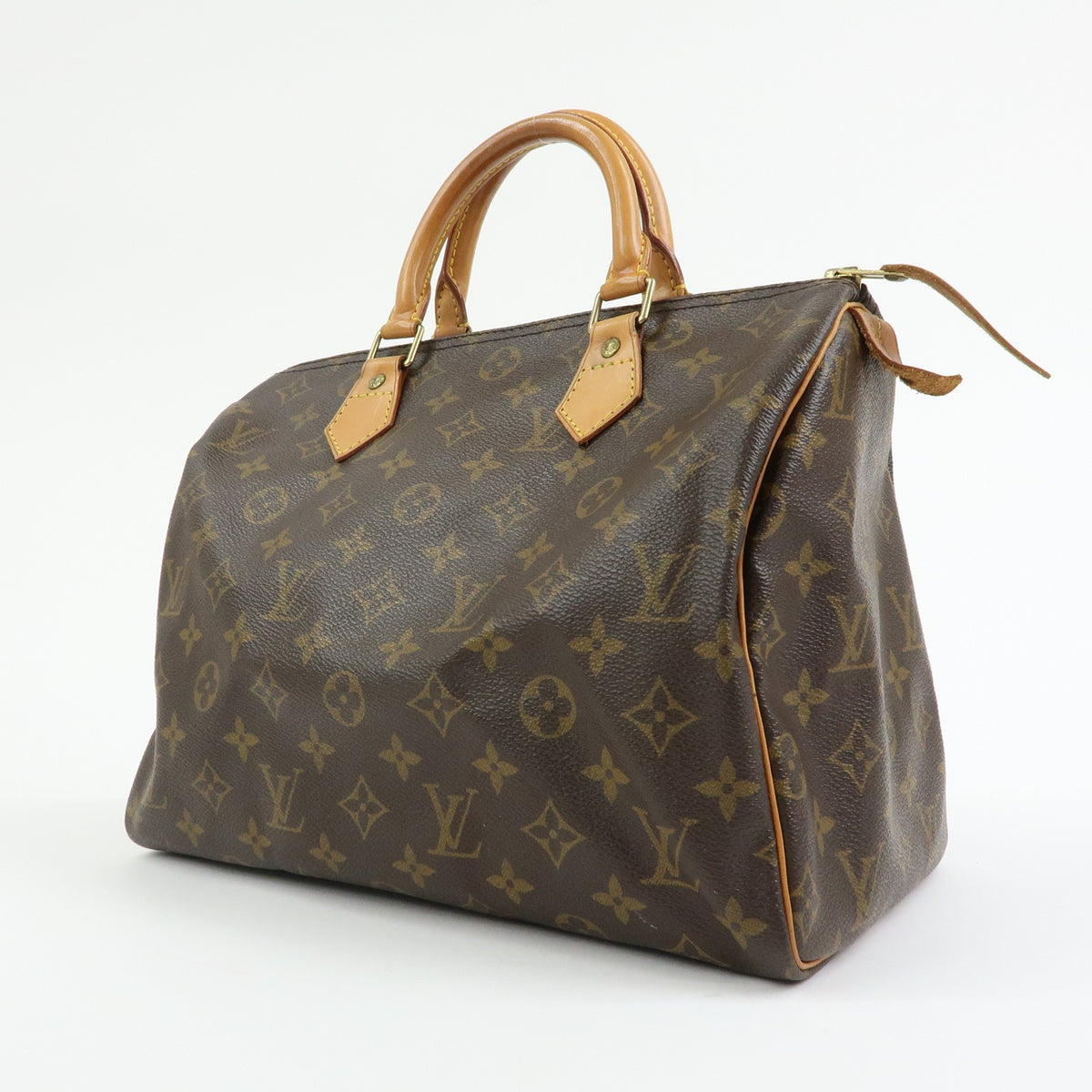 Louis Vuitton Speedy Monogram Canvas, Brown, Canvas, Handbag