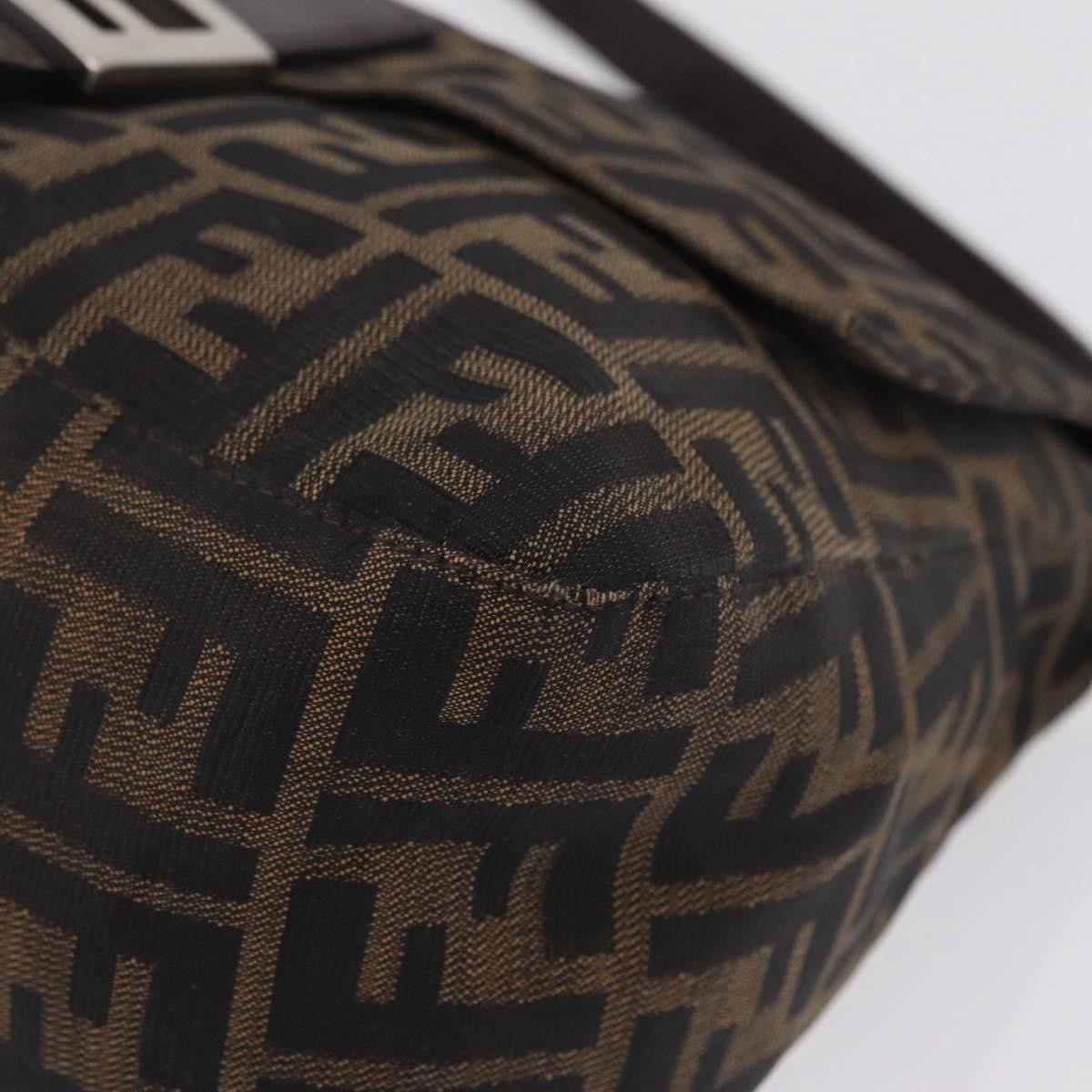 Fendi Zucchino Mamma Baguette Canvas, Multicolour, Canvas, Shoulder Bag
